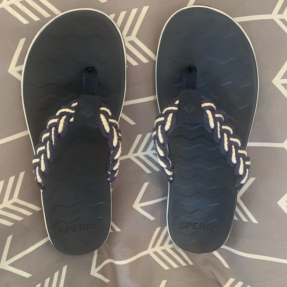 Sperry Top-Slider Adriatic Braided Flip Flop